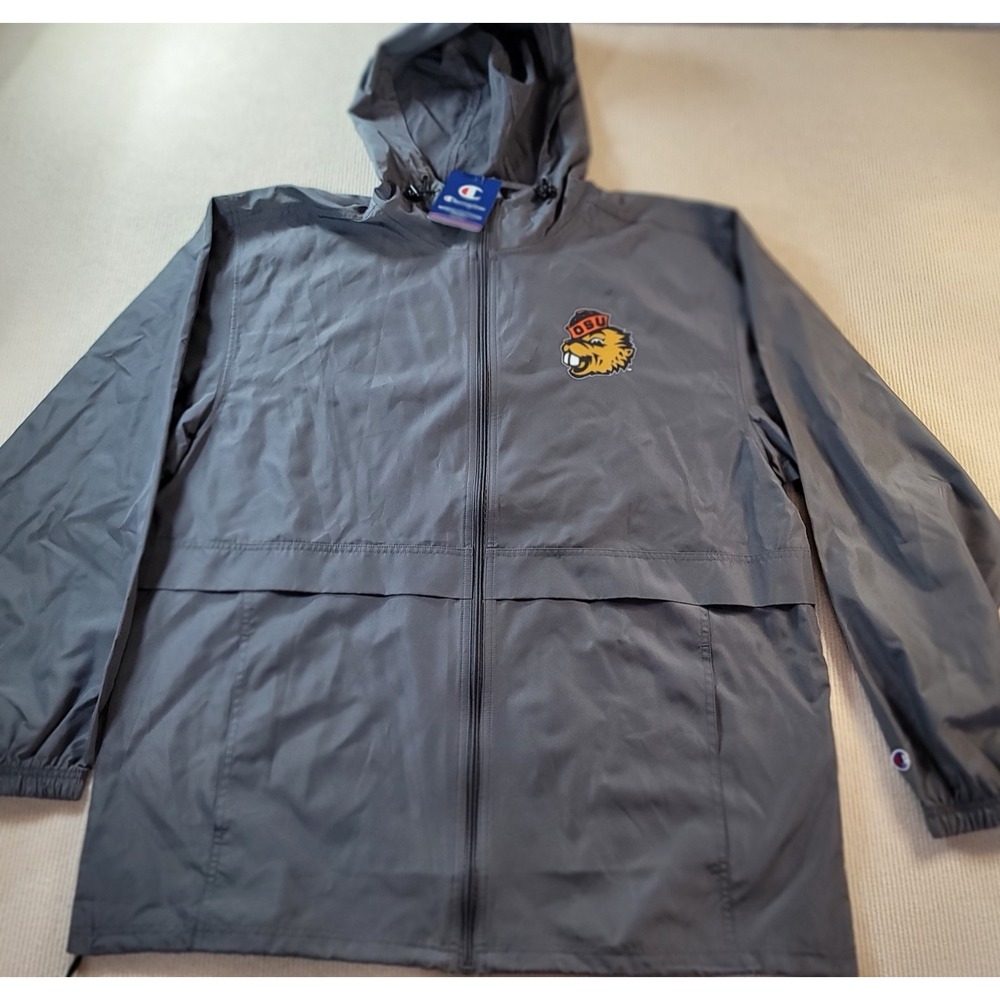 Vintage Oregon State Beavers Windbreaker graphite XL NWT Old Benny